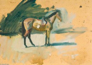Study Of A Racehorse — Sir Alfred James Munnings