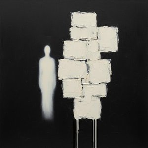 Ephemeral Silhouette Amidst The Weight Of Monochromatic Sculptural Shadows — Laurent Fabre, Neo-abstract Art (modern Abstract Compositions)