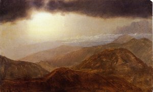 Storm In The Mountains 1 — Frederic Edwin Church, Hudson River School