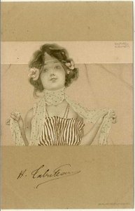 Girls Between Brown-green Borders — Рафаел Кирхнер, Art Nouveau