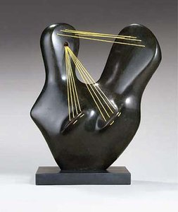 Stringed Mother And Child — Henry Moore