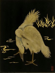 Panel Decorated With Makie, — Nakano Takeko