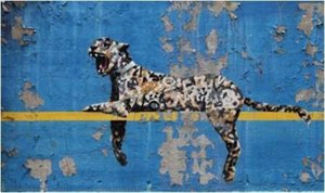 Leopard Onwall Of Yankee Stadium — Banksy