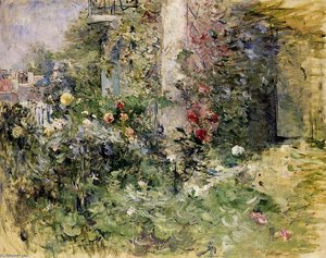 The Garden At Bougival — Berthe Morisot, Impressionist Movement
