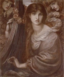 Der Garland — Dante Gabriel Rossetti, Romantic Pre-raphaelite