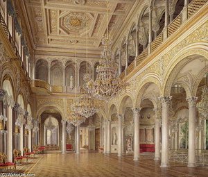 The Pavilion Hall, The Small Hermitage — Eduard Hau