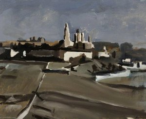 Mount Zion With The Church Of The Dormition — David Bomberg