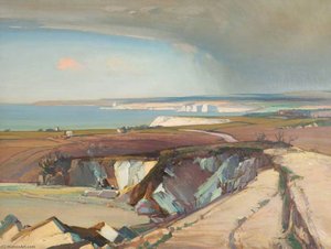 The Serpentine Quarry, Near Mullion, Cornwall — Samuel John Lamorna Birch