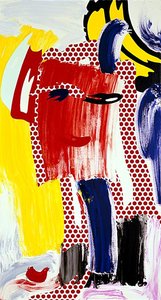 Gesicht (rot) — Roy Lichtenstein