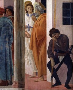 St Peter Freed From Prison (detail) — Filippino Lippi