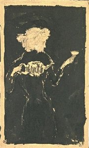 Woman To Mid-legs, Looking To The Right, Carrying A Teapot — Pierre Bonnard