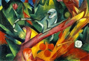 The Little Monkey — Franz Marc, German Expressionism