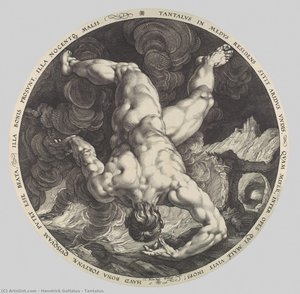 Tantalus — Hendrik Goltzius