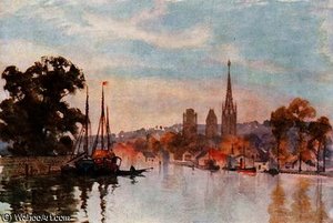 Rouen From The River — Herbert Menzies Marshall