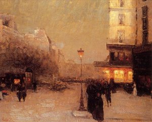 Paris At Night — Dit Luigi Loir Aloys François Joseph Loir