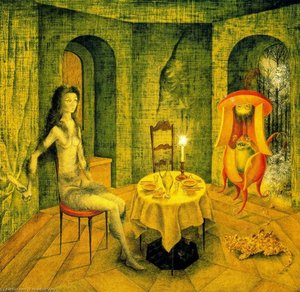 Surprise Visit (the Visitor) — Remedios Varo, Surrealist Symbolism