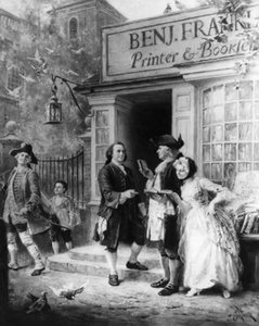 Franklin's Bookshop In — Jean Leon Gerome Ferris