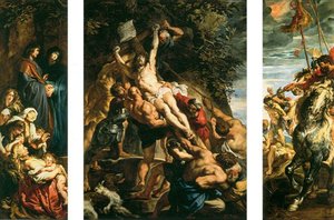 Raising Of The Cross — Peter Paul Rubens
