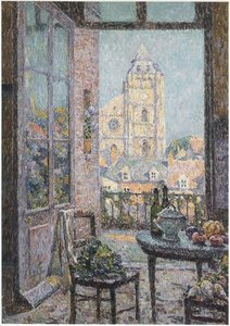 Table By The Window — Henri Le Sidaner