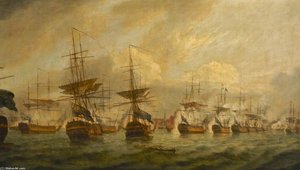 The Battle Of Copenhagen — Thomas Luny