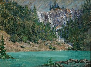 Seven Veils Falls, (painting) — Mary Agnes Yerkes