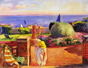 The Terrace At Prefailles — Henri Lebasque