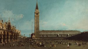 Der Markusplatz, Venedig — Giovanni Antonio Canaletto, Barock