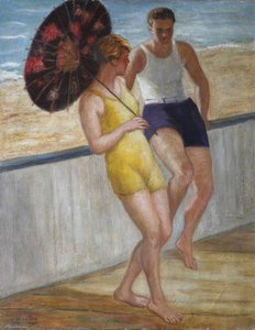 Bathers, Cannes — Georges Van Houten