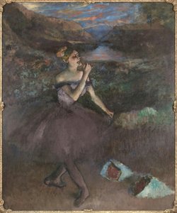 Dancer With Bouquets — Edgar Degas, Impressionist Realism