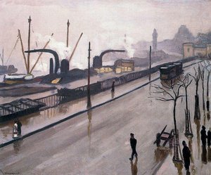 The Port Of Hamburg 2 — Albert Marquet