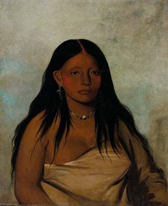 Shé De Ah, Wild Sage, A Wichita Woman — George Catlin