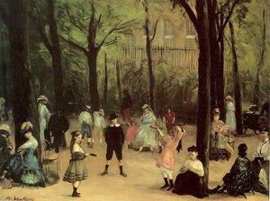 Under The Trees — William James Glackens