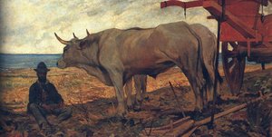 Il Carro Rosso (also Known As Il Riposo) — Giovanni Fattori