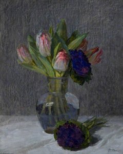 Tulips And Violets — Hans Iten