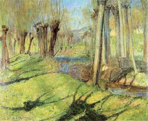 Giverny Willows, (1891) — Guy Rose, Post-impressionism