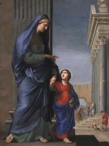 Sainte Anne Conduisant La Vierge Au Temple — Jacques De Stella