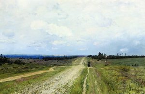 The Vladimir's Road — Isaak Ilyich Levitan