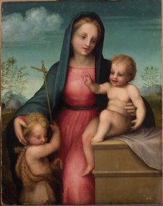 Madonna And Child With St. John The Baptist — Andrea Del Sarto