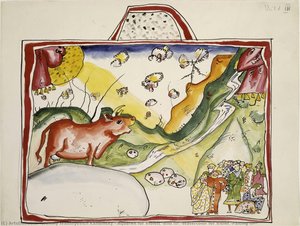 Aquarell Für Violett (bild Iii) (watercolor For Violet (paiting Iii)) — Wassily Wassilyevich Kandinsky