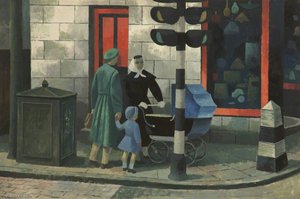 Women And Pram — Cliff Rowe
