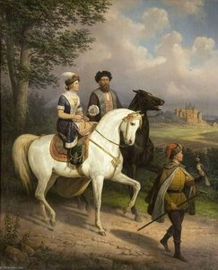 Falcon hunting
