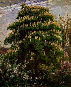 The Chestnut Tree In Blossom — František Kupka