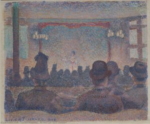 At The Café-concert — Lucien Pissarro, Neo Impressionism