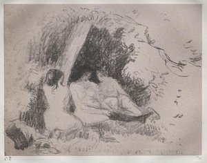 Nude Women — Camille Pissarro, Impressionist Landscape