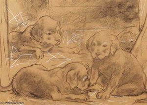 Four Puppies — Otto Eerelman