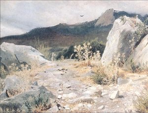 Mountain Path, The Crimea (etude) — Ivan Ivanovich Shishkin