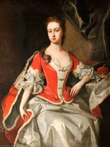 Mary Preston (d.1724), Marchioness Duchess Of Powis, In Peeress's Robes — Michael Dahl