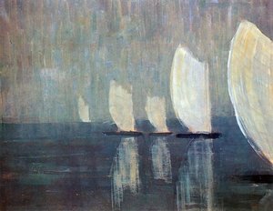 Sailing Boats — Mikalojus Konstantinas Čiurlionis