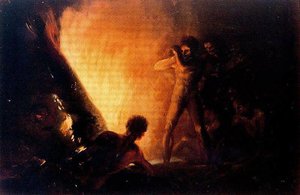 The Bonfire — Francisco José De Goya Y Lucientes