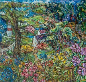 Secret Garden, Crinan — Vivien Alexander, Contemporary Realism